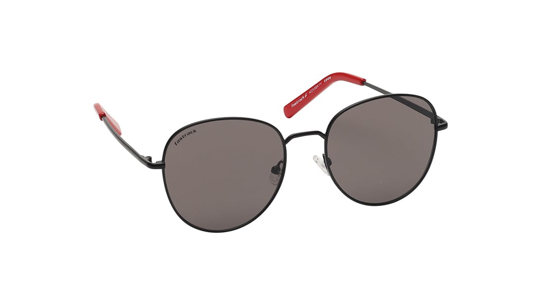 Black Round Rimmed Sunglasses (M255BK1V)