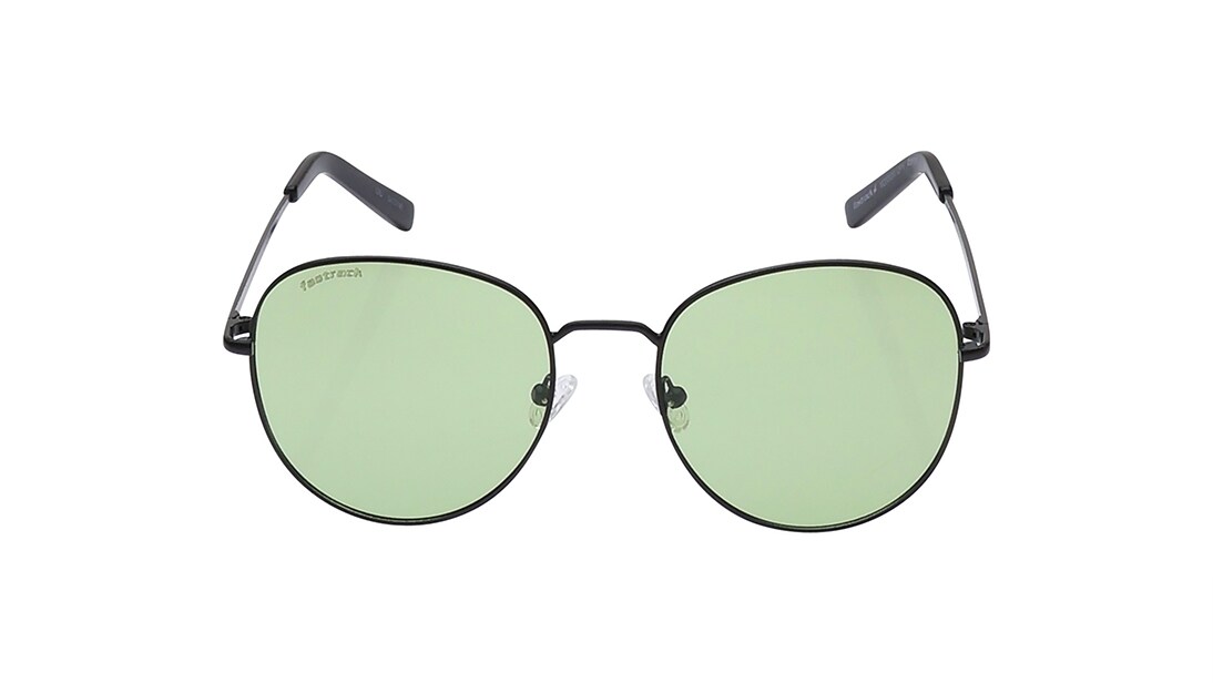 Image 1 of Black Round Rimmed Sunglasses From Fastrack from Fastrack Available at Titan Eye+