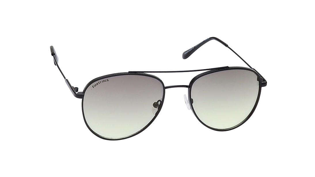 Black Aviator Rimmed Sunglasses From Fastrack