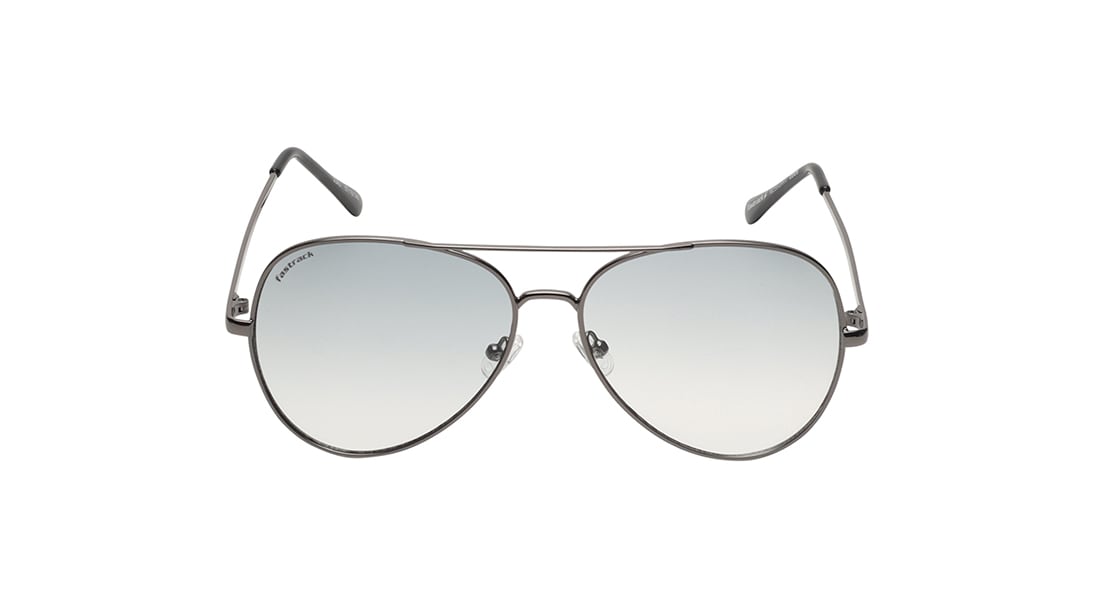 Image 1 of Green Pilot Rimmed Sunglasses (M258GR4V) from Fastrack Available at Titan Eye+