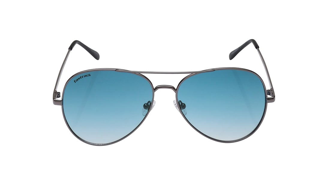 Image 1 of Blue Aviator Rimmed Sunglasses From Fastrack from Fastrack Available at Titan Eye+