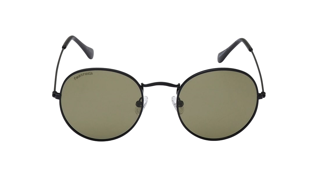 Image 1 of Black Round Rimmed Sunglasses From Fastrack from Fastrack Available at Titan Eye+