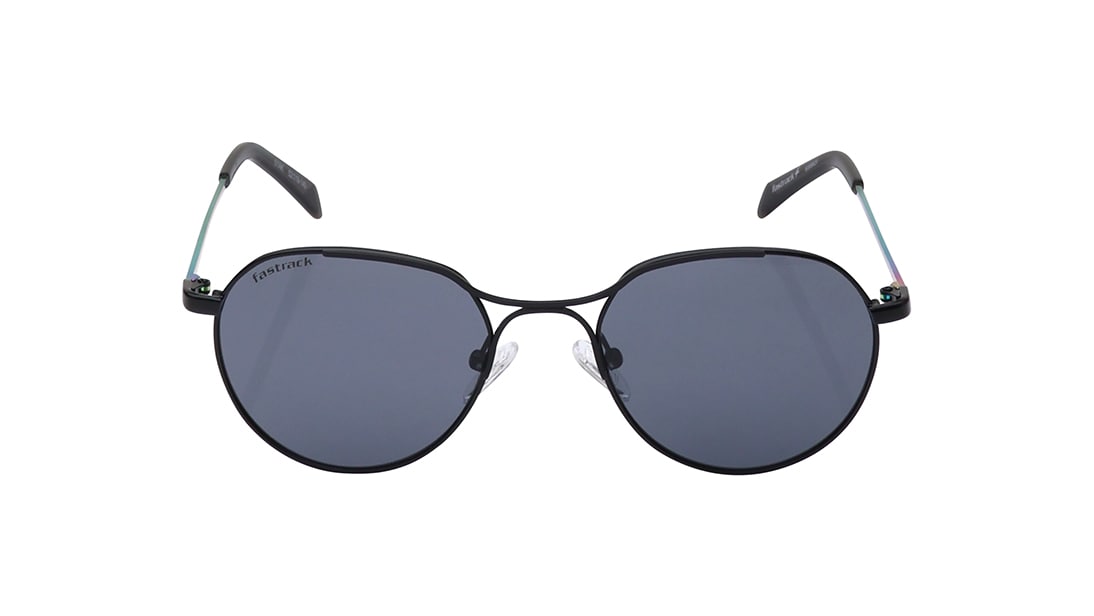 Image 1 of Black Square Rimmed Sunglasses(M260BK2V) from Fastrack Available at Titan Eye+