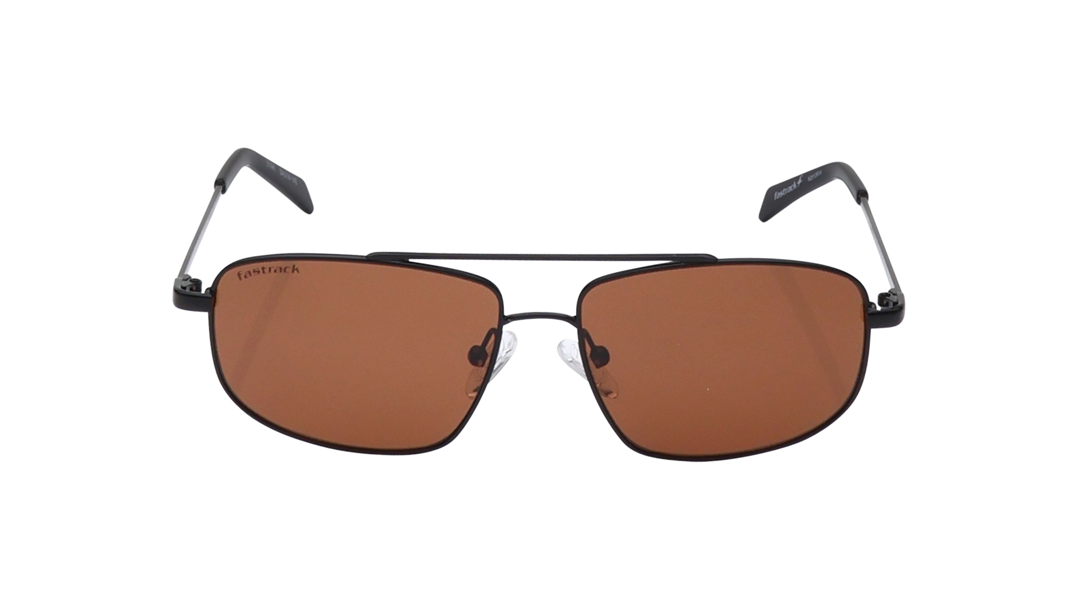 Image 1 of Orange Navigator Sunglasses for Men and Women from Fastrack Available at Titan Eye+