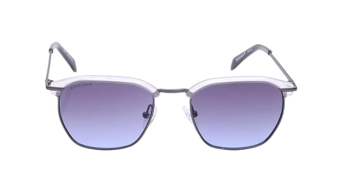 Image 1 of Blue Square Rimmed Sunglasses(M264BU1V) from Fastrack Available at Titan Eye+