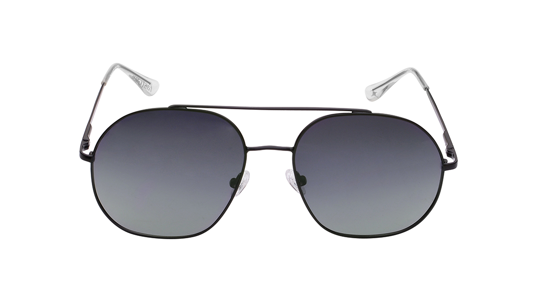 Image 1 of Grey Aviator Sunglasses for Men from Fastrack Available at Titan Eye+