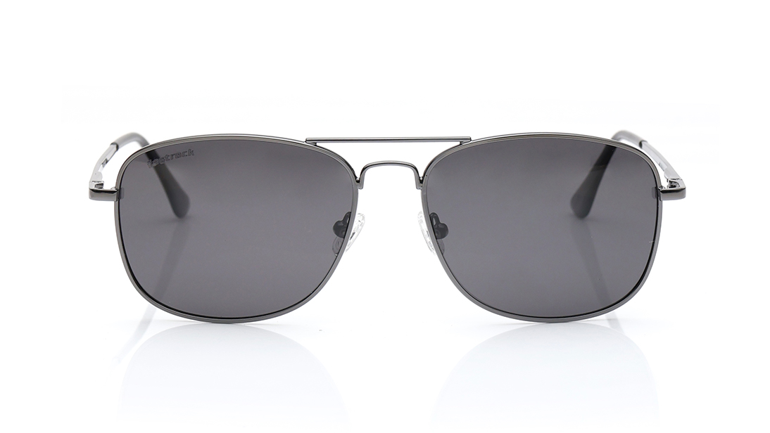 Image 1 of Black Square Polarized Sunglasses for Men from Fastrack Available at Titan Eye+