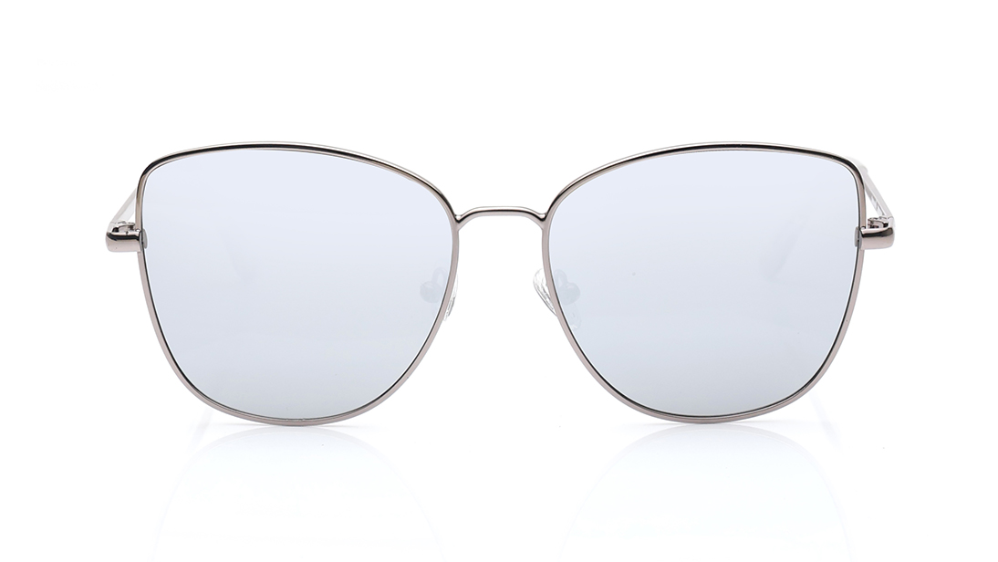 Image 1 of Grey Cateye Polarized Sunglasses for Women from Fastrack Available at Titan Eye+