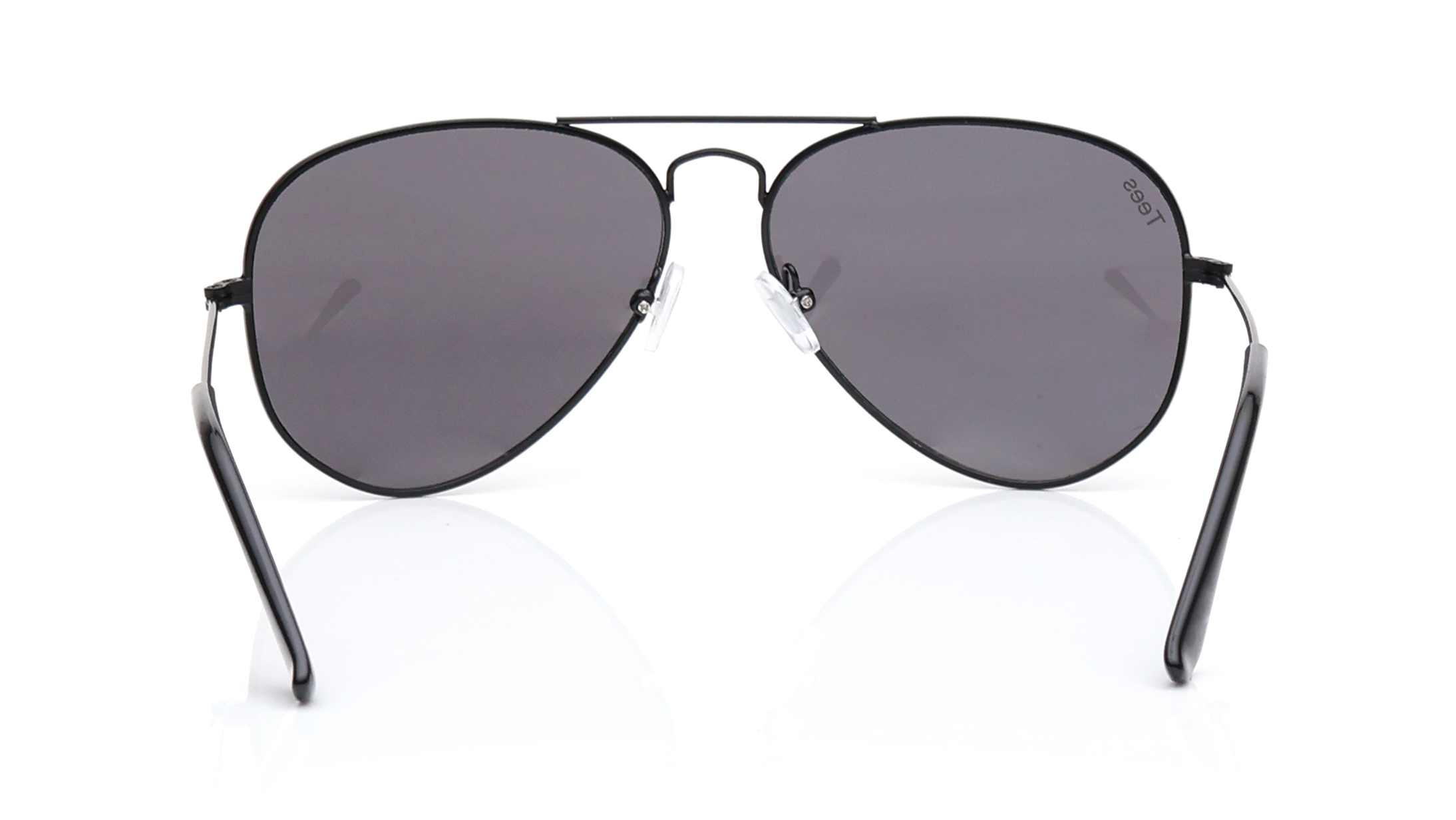 Image 6 of Black Aviator Sunglasses for Men and Women from Tees By Fastrack Available at Titan Eye+