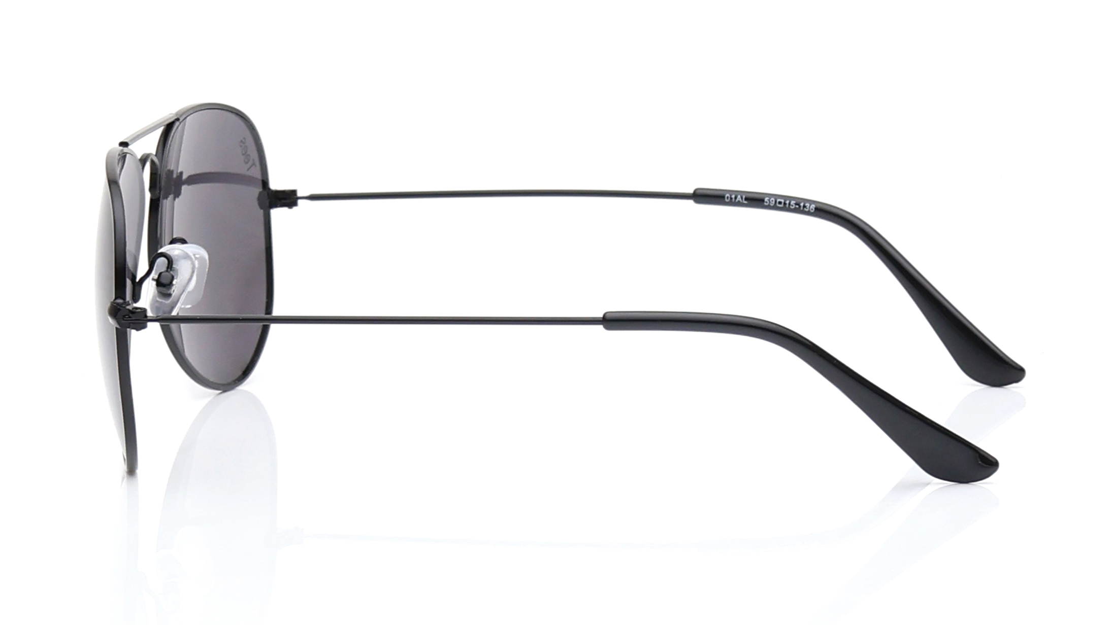Image 7 of Black Aviator Sunglasses for Men and Women from Tees By Fastrack Available at Titan Eye+