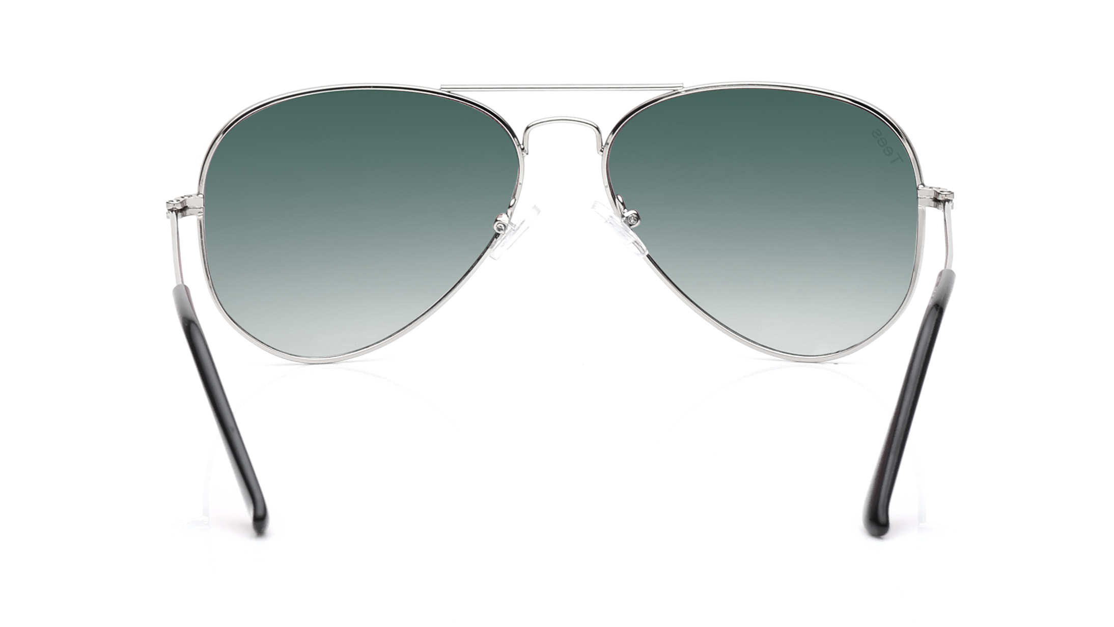 Image 11 of Green Aviator Sunglasses for Men and Women from Tees By Fastrack Available at Titan Eye+