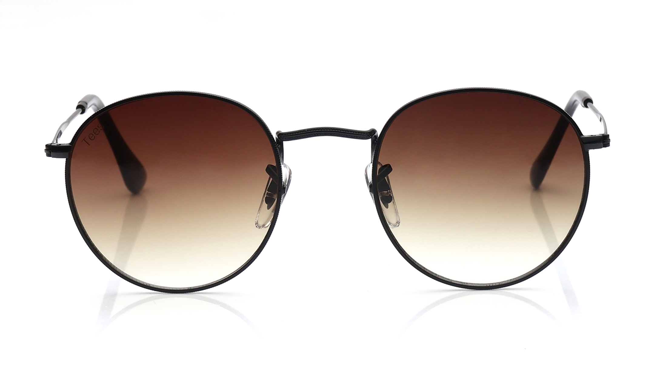 Image 1 of Brown Round Sunglasses for Men and Women from Tees By Fastrack Available at Titan Eye+
