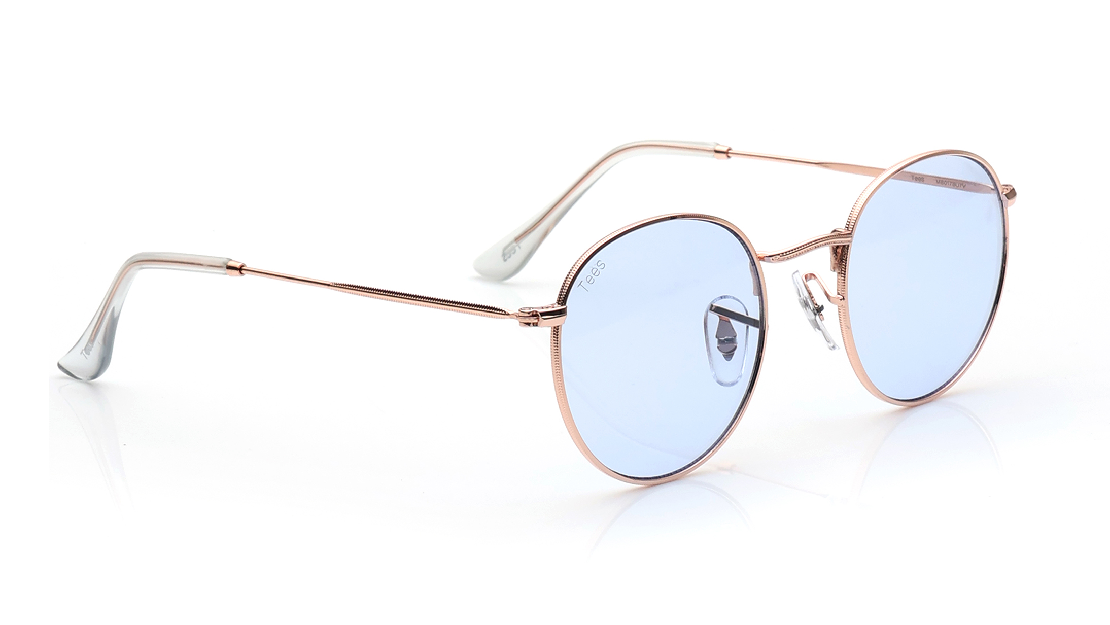 Blue Round Sunglasses for Men and Women