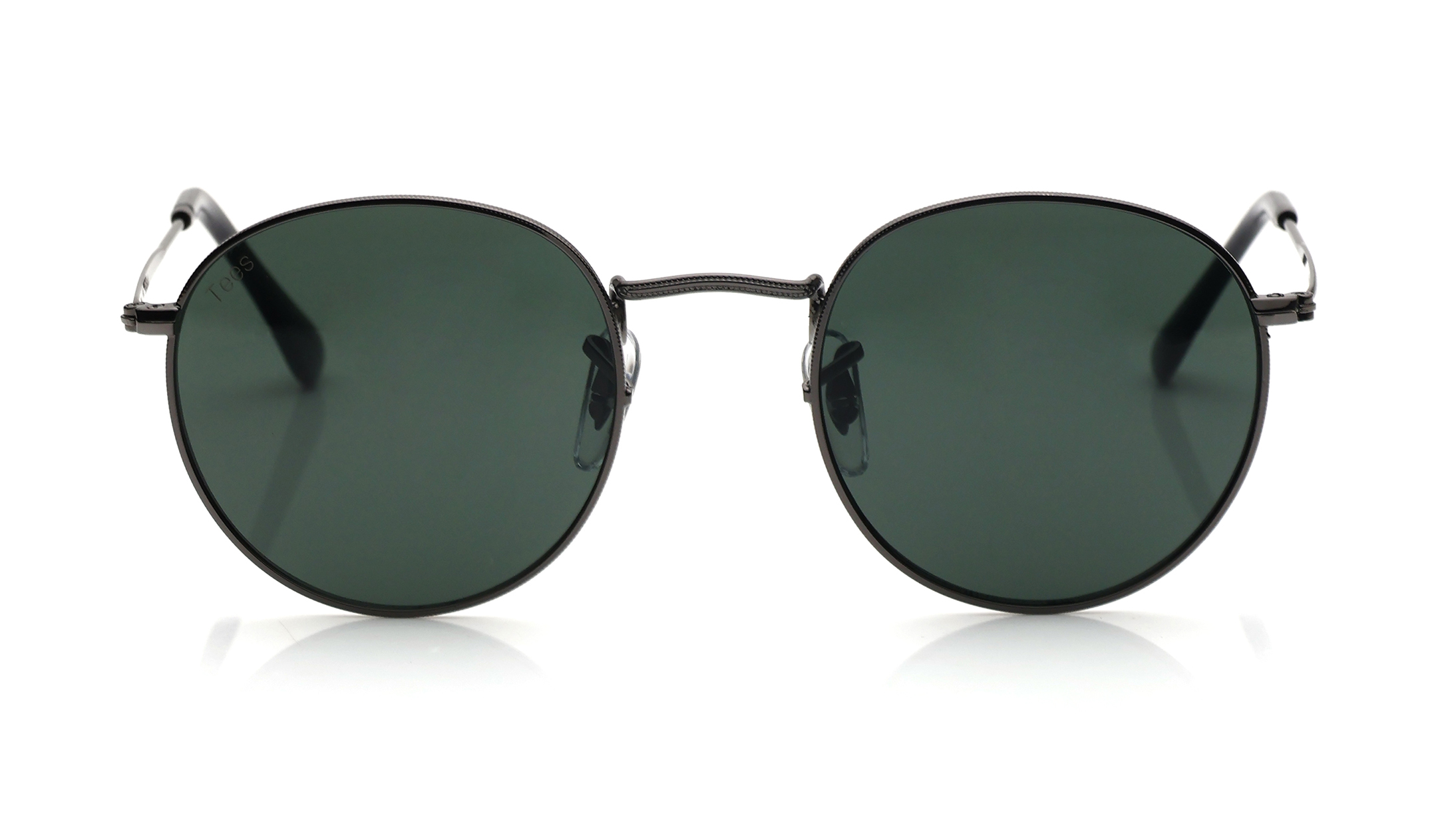 Image 1 of Green Round Sunglasses for Men and Women from Tees By Fastrack Available at Titan Eye+
