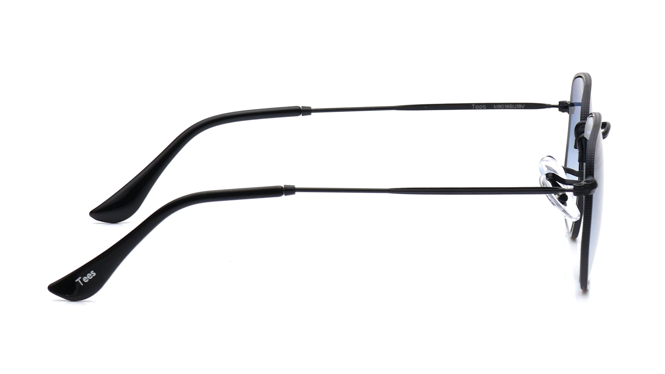 Image 3 of Blue Hexagon Sunglasses for Men and Women from Tees By Fastrack Available at Titan Eye+