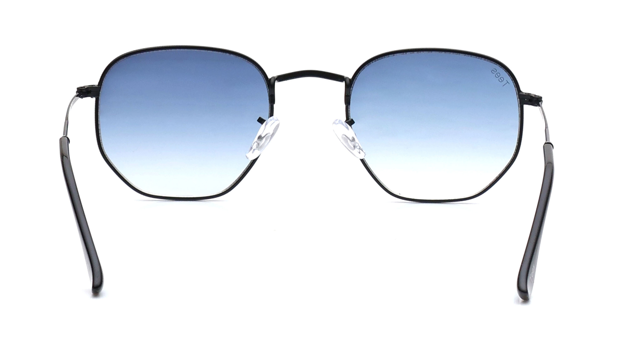 Image 4 of Blue Hexagon Sunglasses for Men and Women from Tees By Fastrack Available at Titan Eye+