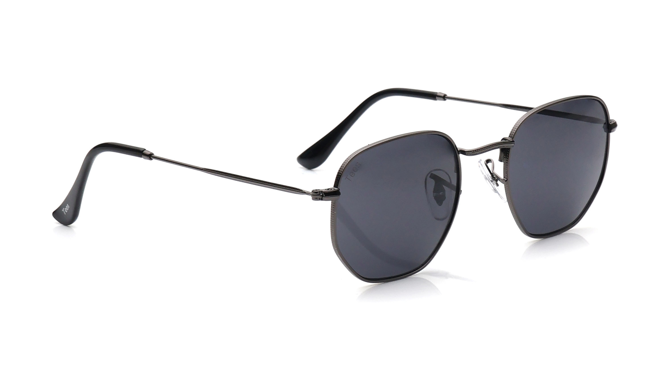 Grey Hexagon Sunglasses for Men and Women