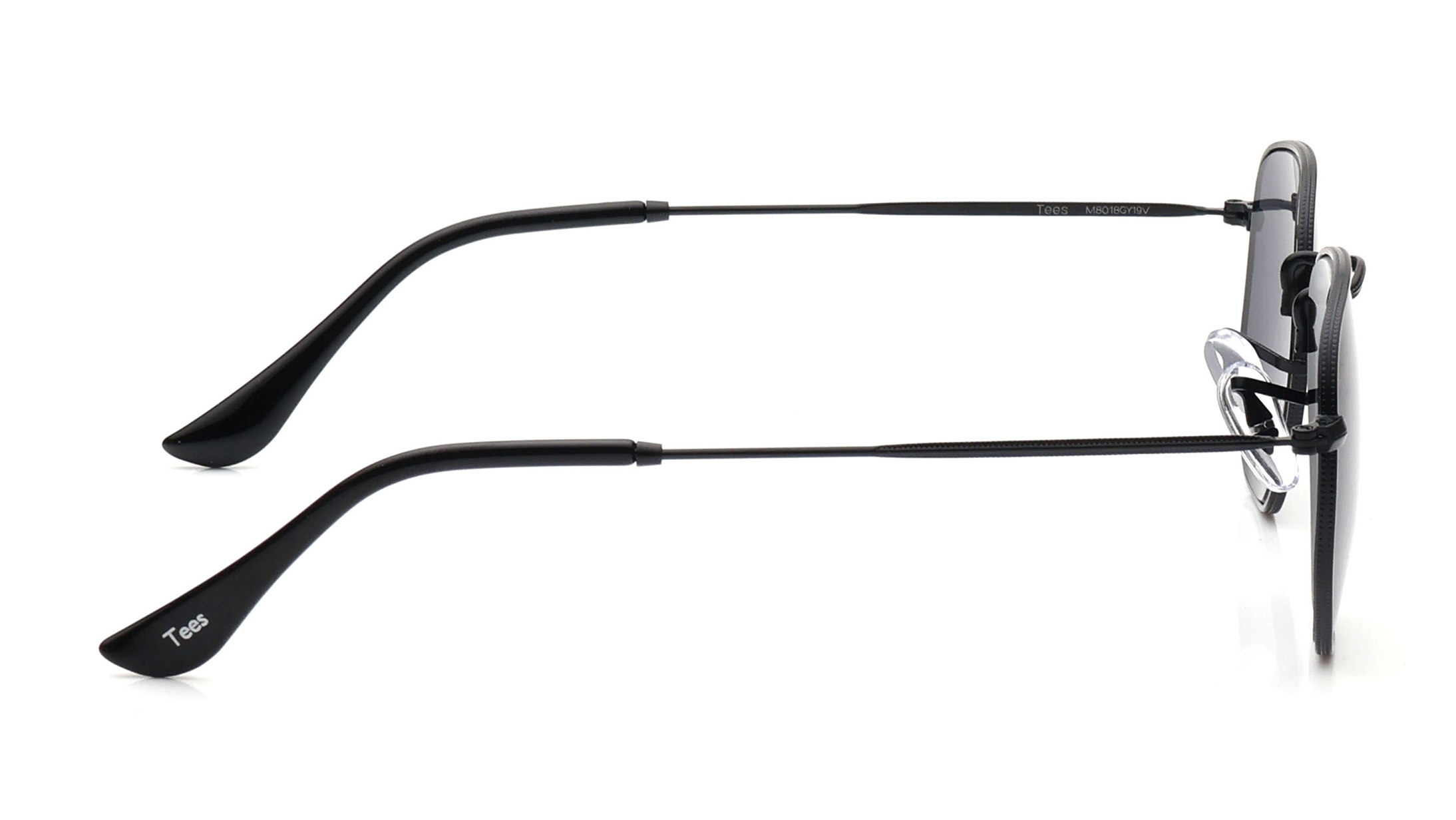 Image 3 of Grey Hexagon Sunglasses for Men and Women from Tees By Fastrack Available at Titan Eye+