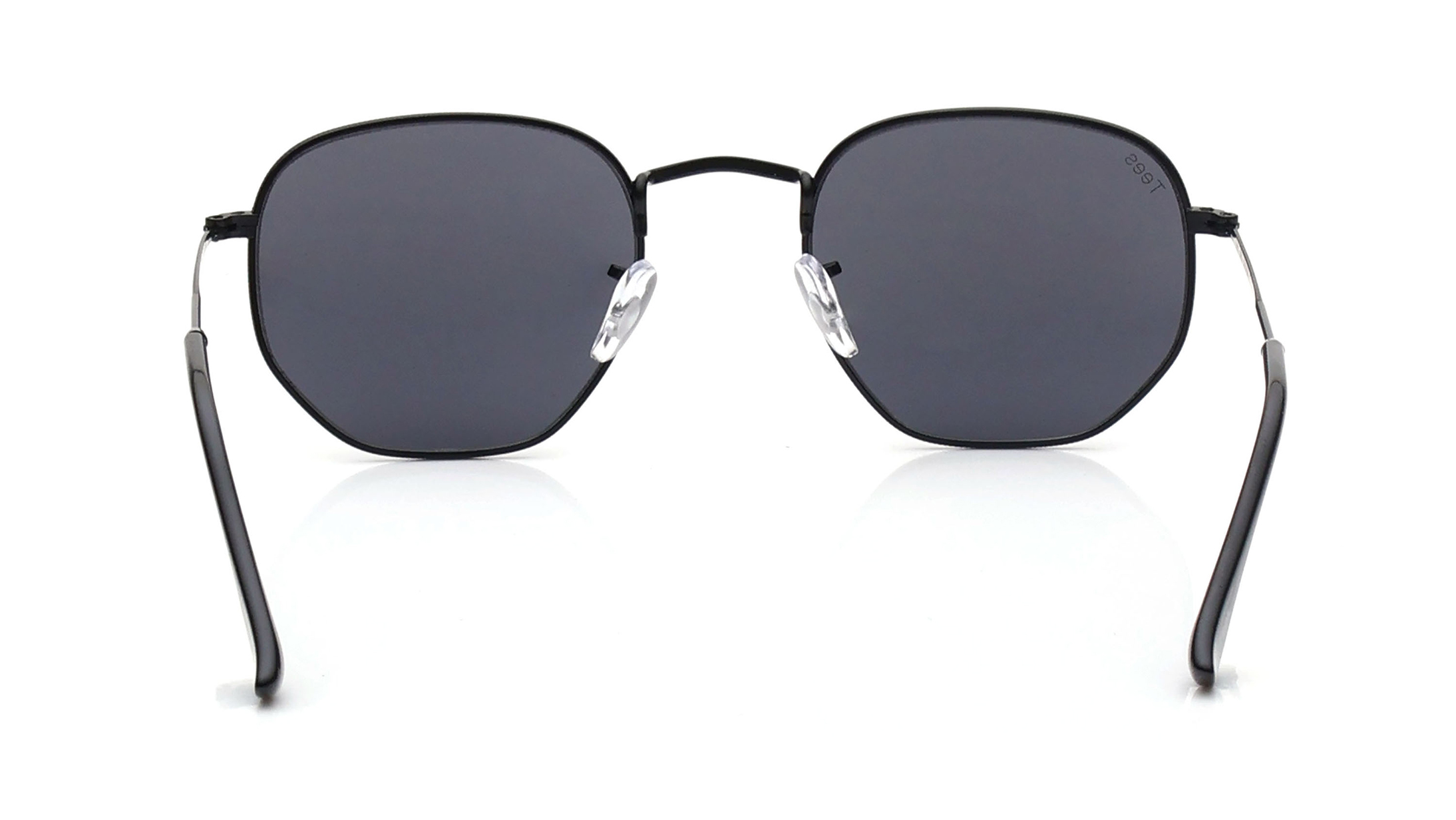 Image 4 of Grey Hexagon Sunglasses for Men and Women from Tees By Fastrack Available at Titan Eye+