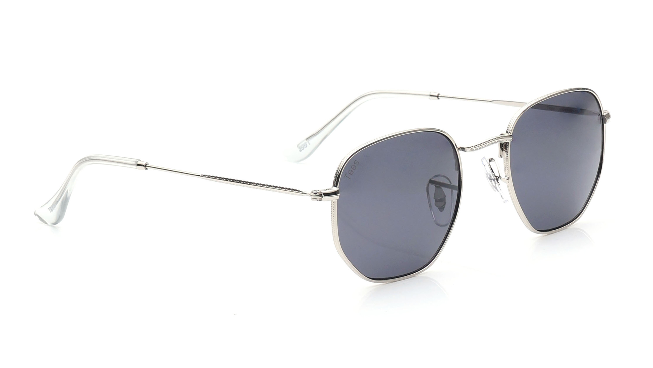 Grey Hexagon Sunglasses for Men and Women