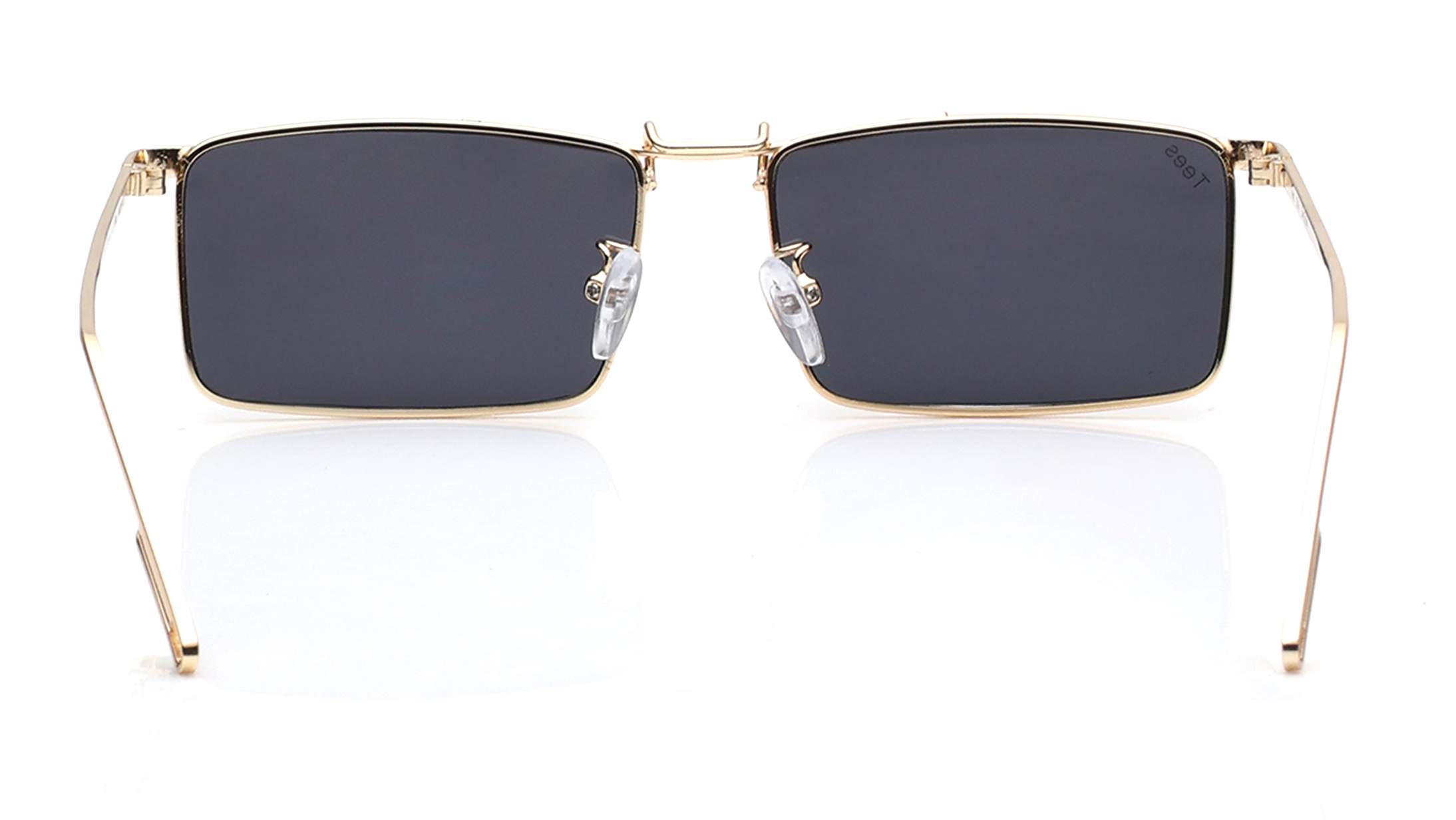 Image 4 of Black Rectangle Sunglasses for Men and Women from Tees By Fastrack Available at Titan Eye+