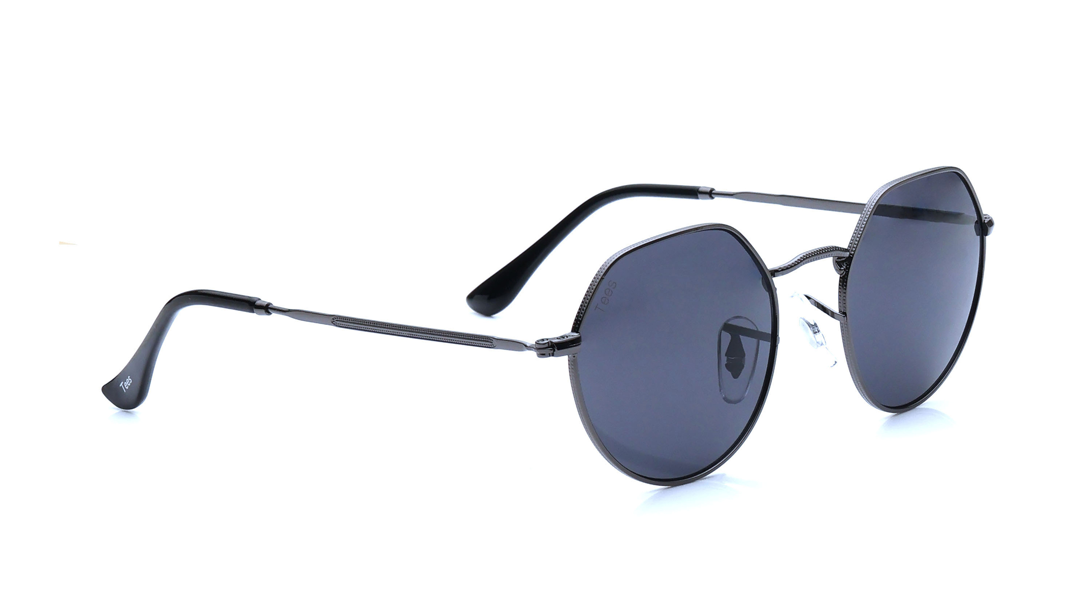 Black Round Sunglasses for Men and Women
