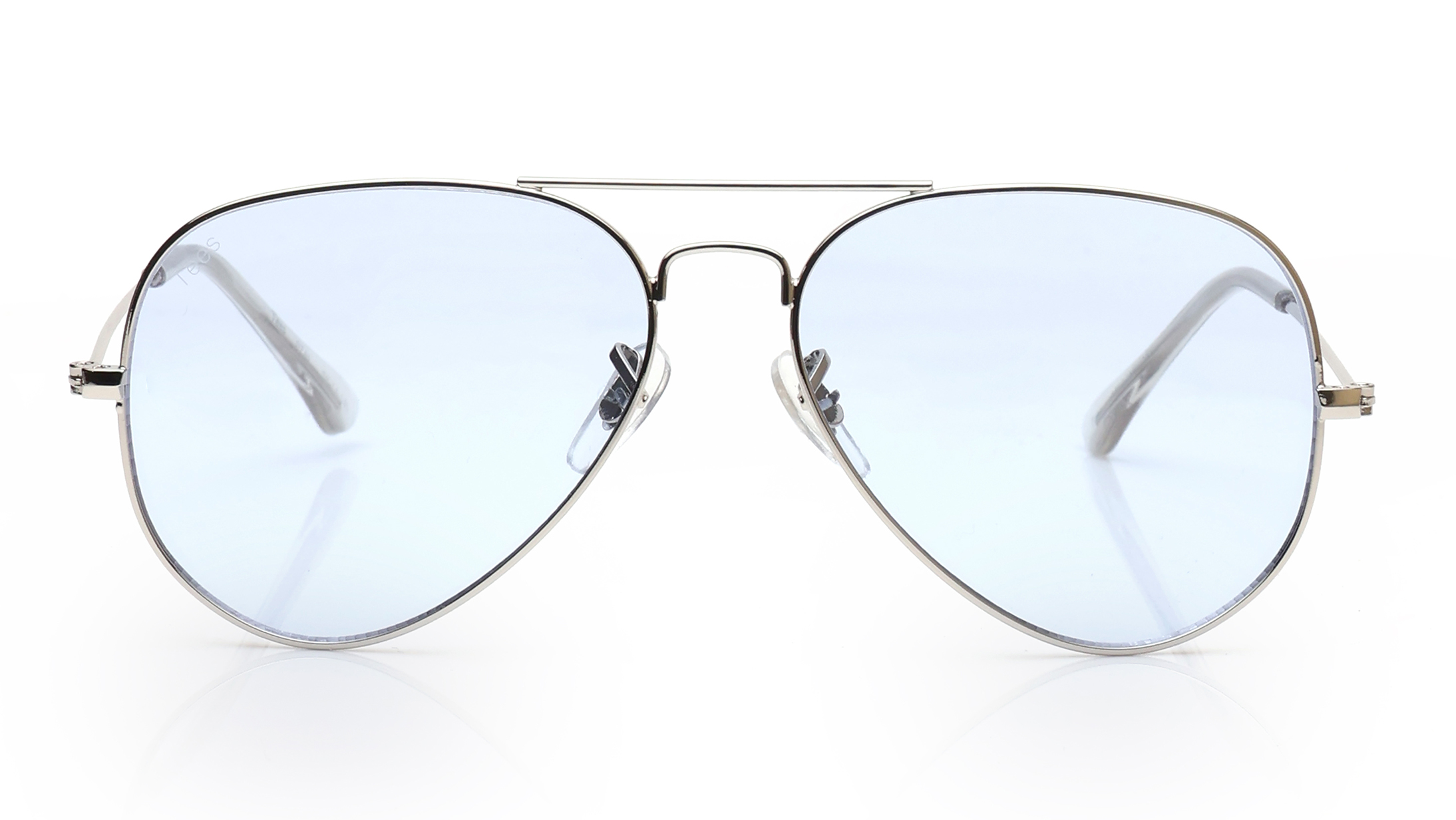 Image 1 of Blue Aviator Sunglasses for Men and Women from Tees By Fastrack Available at Titan Eye+