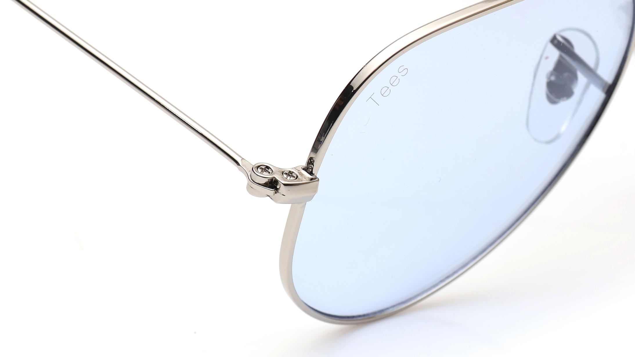 Image 5 of Blue Aviator Sunglasses for Men and Women from Tees By Fastrack Available at Titan Eye+