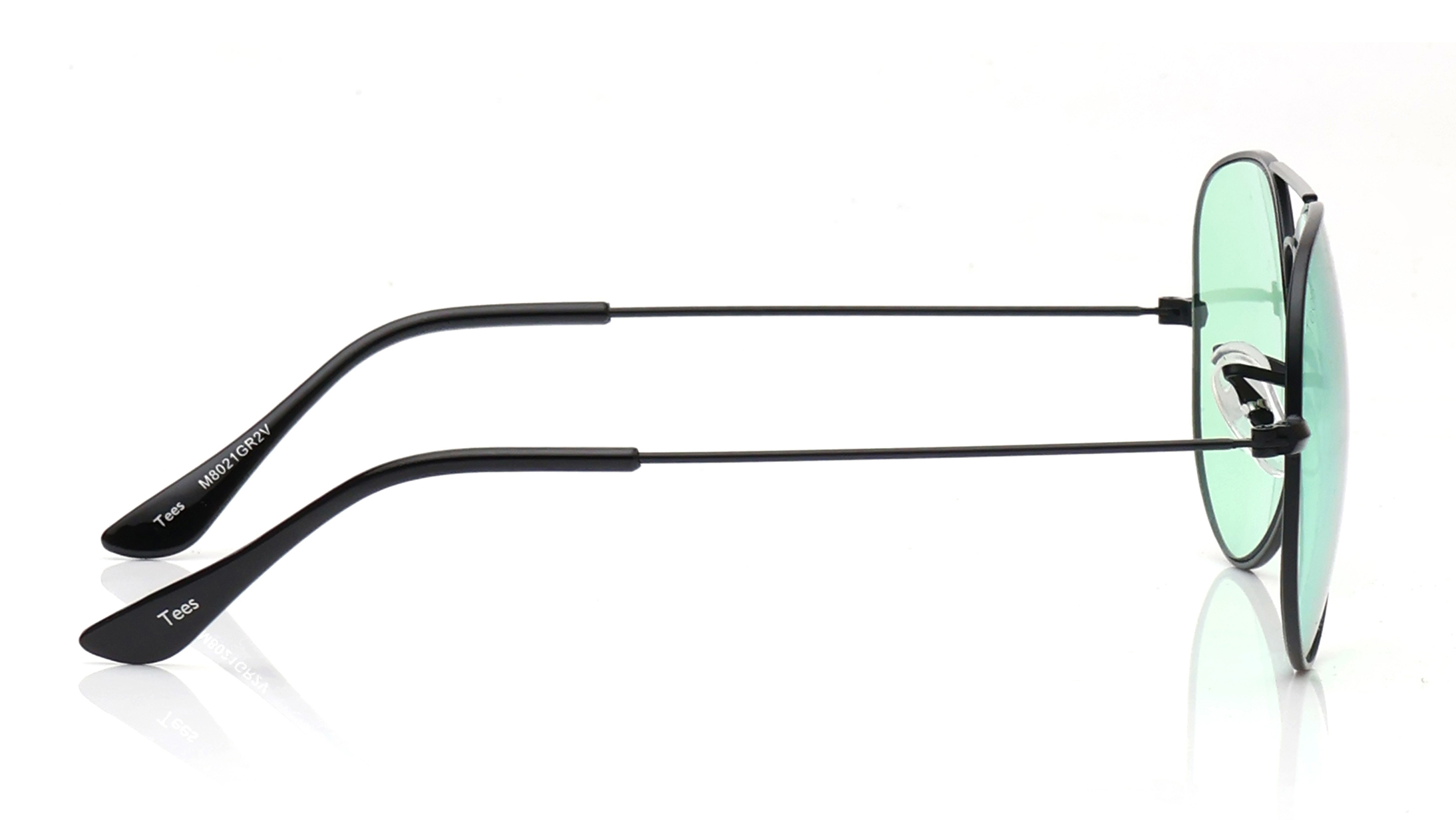 Image 3 of Green Aviator Sunglasses for Men and Women from Tees By Fastrack Available at Titan Eye+