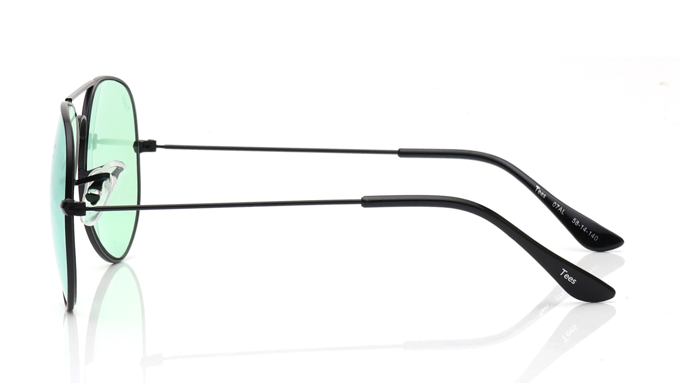 Image 7 of Green Aviator Sunglasses for Men and Women from Tees By Fastrack Available at Titan Eye+
