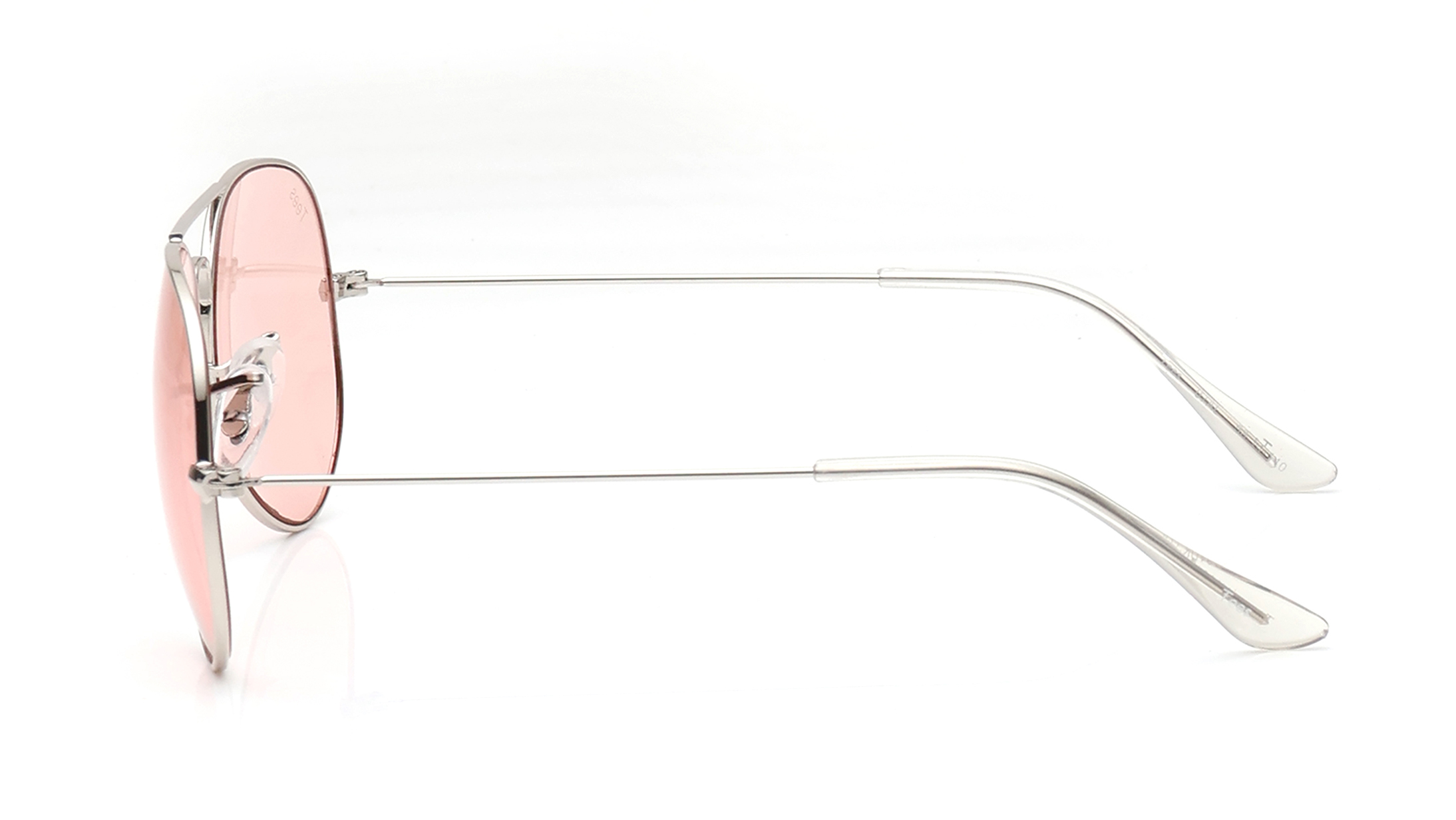 Image 7 of Pink Aviator Sunglasses for Men and Women from Tees By Fastrack Available at Titan Eye+