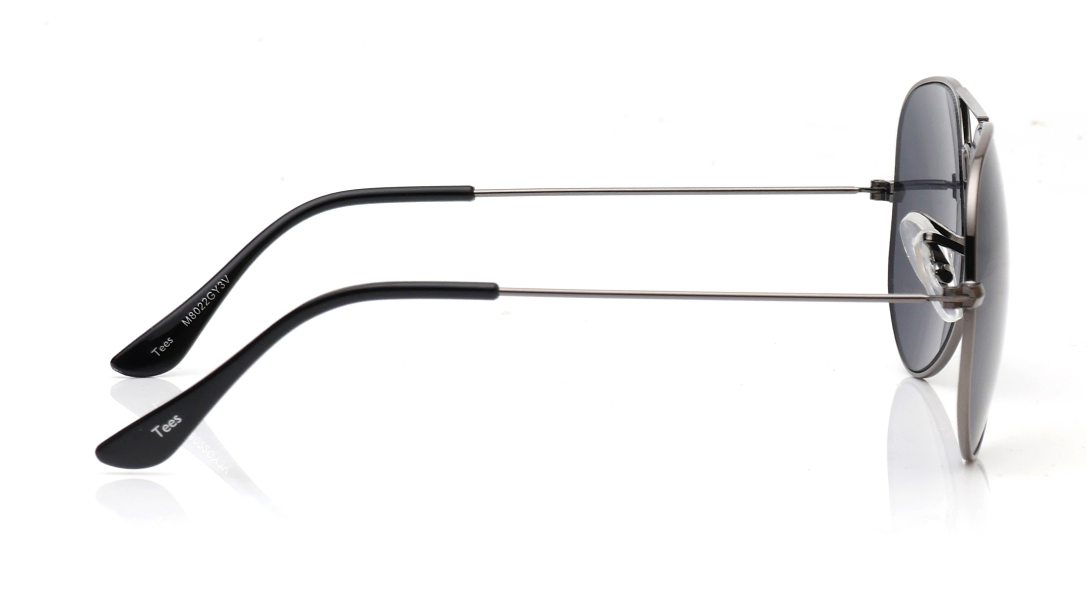 Image 3 of Grey Aviator Sunglasses for Men and Women from Tees By Fastrack Available at Titan Eye+