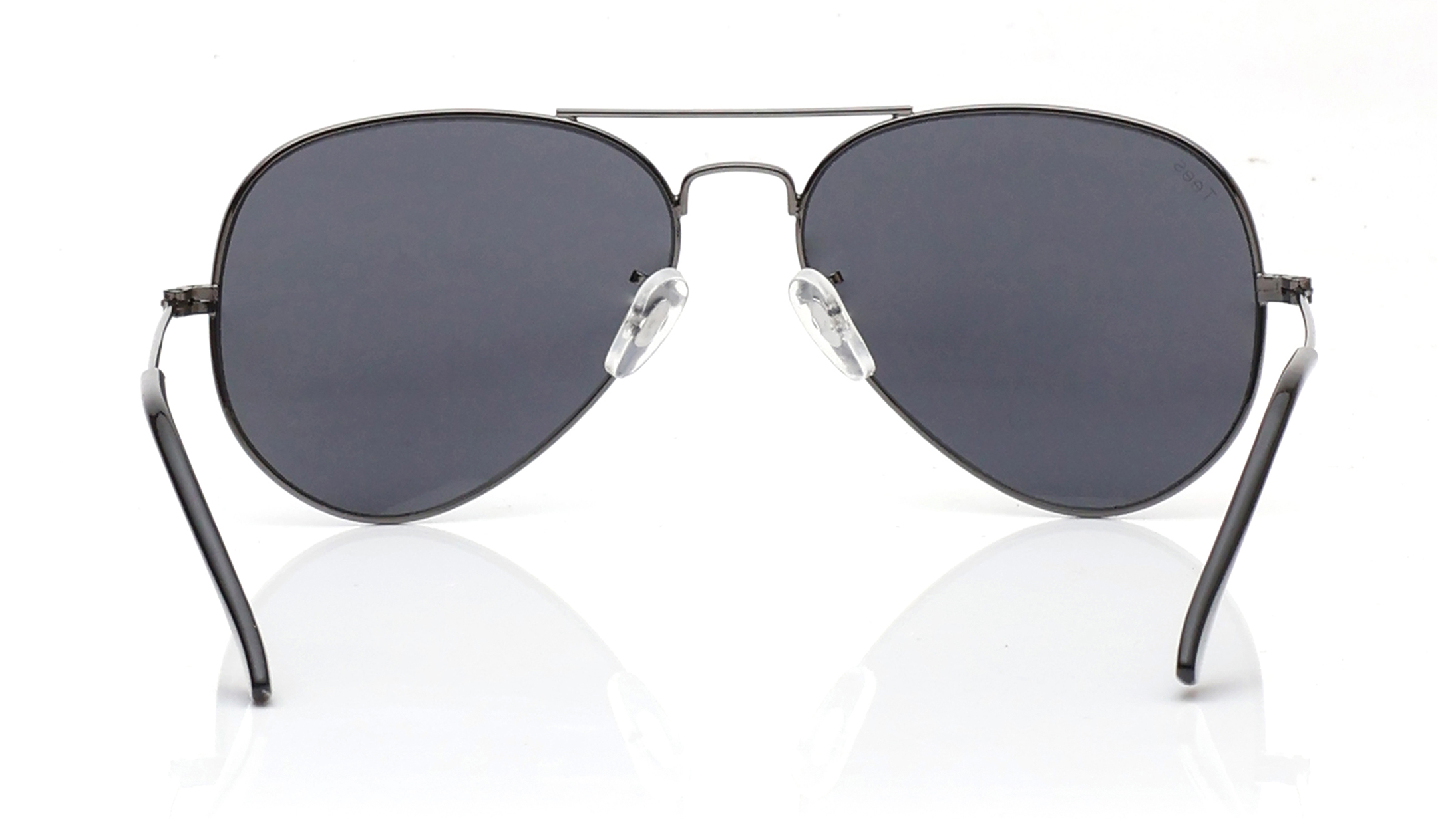 Image 4 of Grey Aviator Sunglasses for Men and Women from Tees By Fastrack Available at Titan Eye+