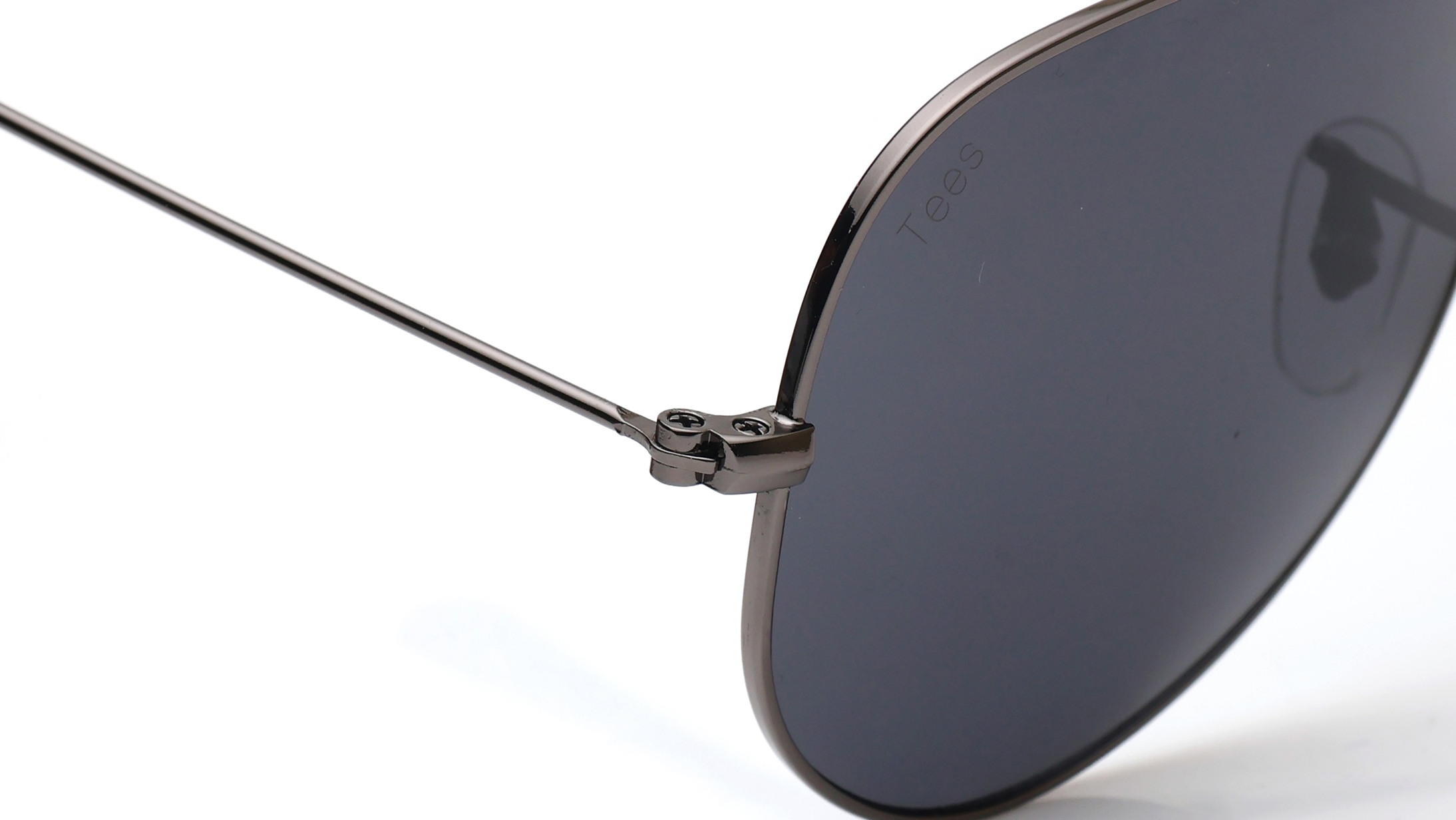 Image 5 of Grey Aviator Sunglasses for Men and Women from Tees By Fastrack Available at Titan Eye+