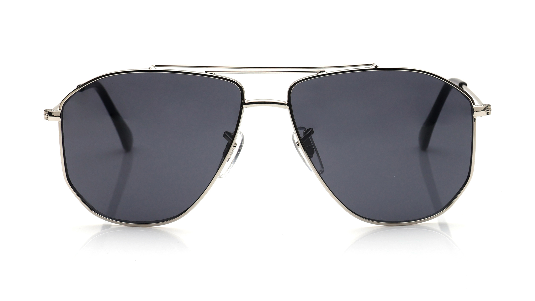 Image 1 of Black Aviator Sunglasses for Men and Women from Tees By Fastrack Available at Titan Eye+