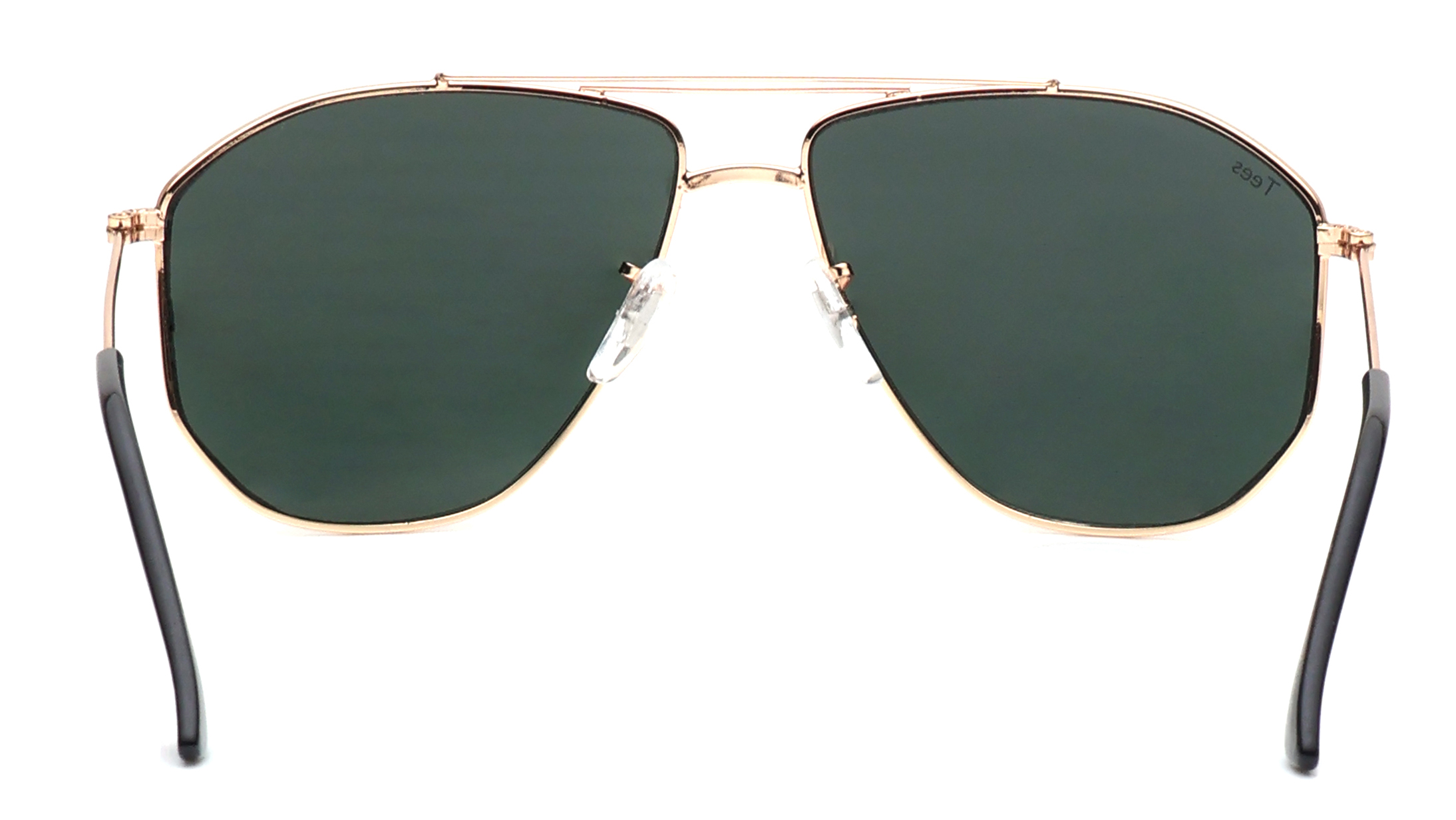 Image 4 of Green Aviator Sunglasses for Men and Women from Tees By Fastrack Available at Titan Eye+