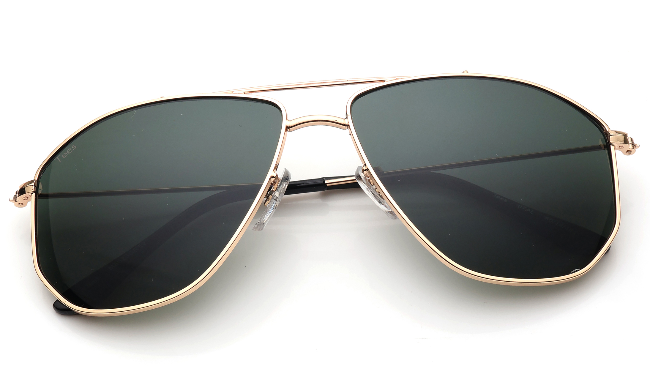 Image 6 of Green Aviator Sunglasses for Men and Women from Tees By Fastrack Available at Titan Eye+