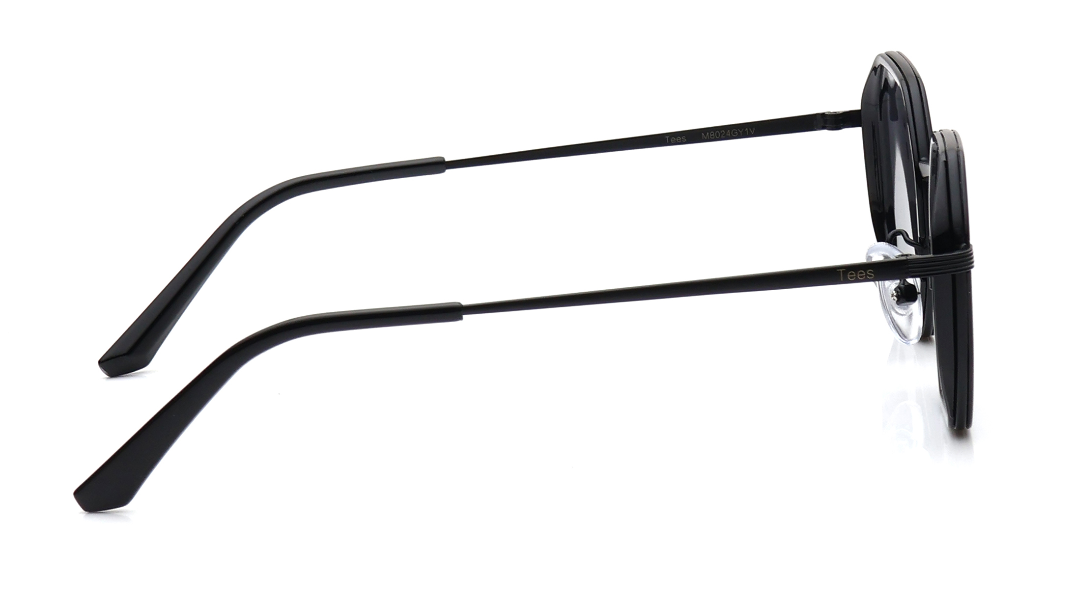 Image 3 of Grey Hexagon Sunglasses for Men and Women from Tees By Fastrack Available at Titan Eye+