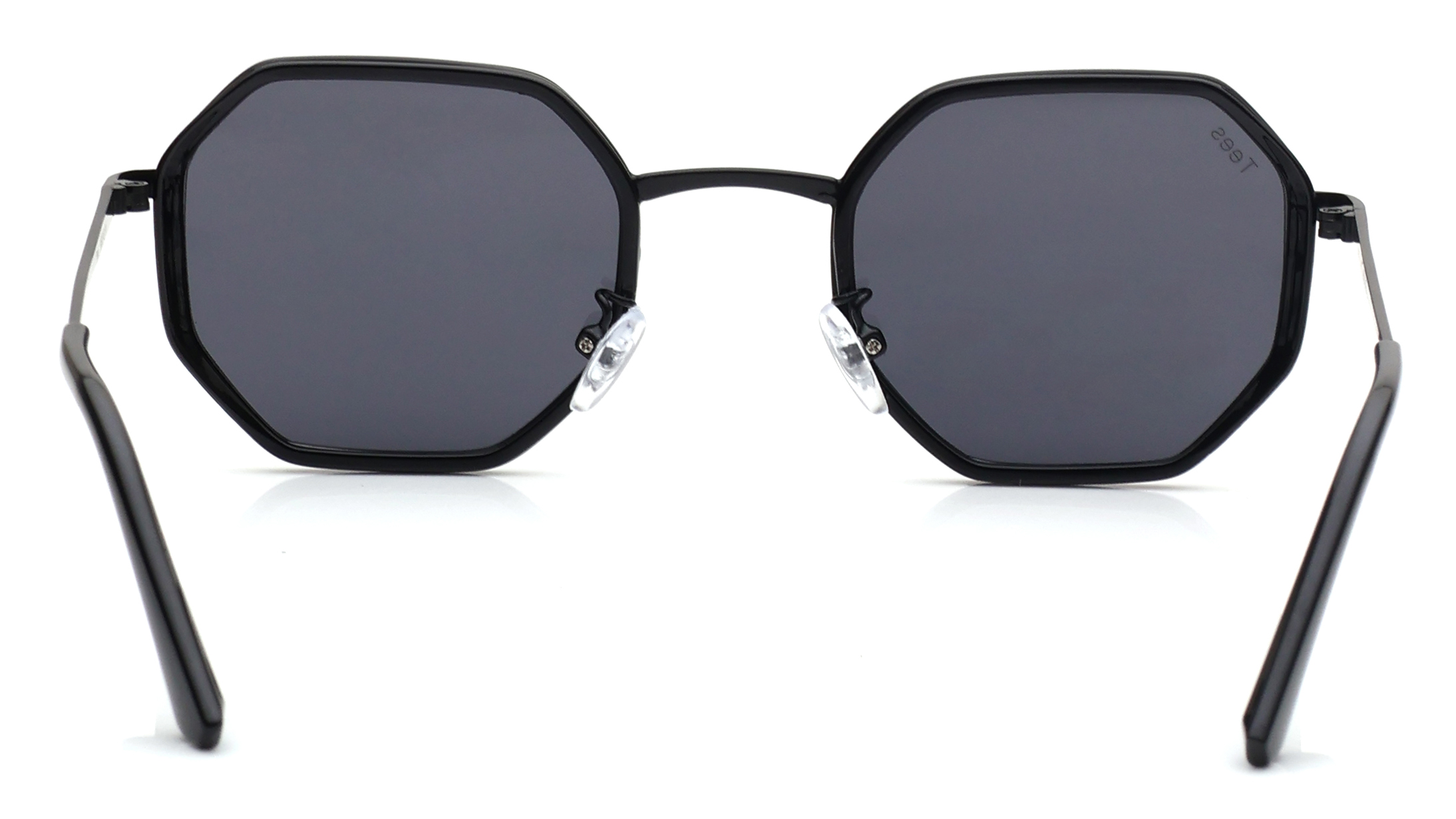 Image 4 of Grey Hexagon Sunglasses for Men and Women from Tees By Fastrack Available at Titan Eye+