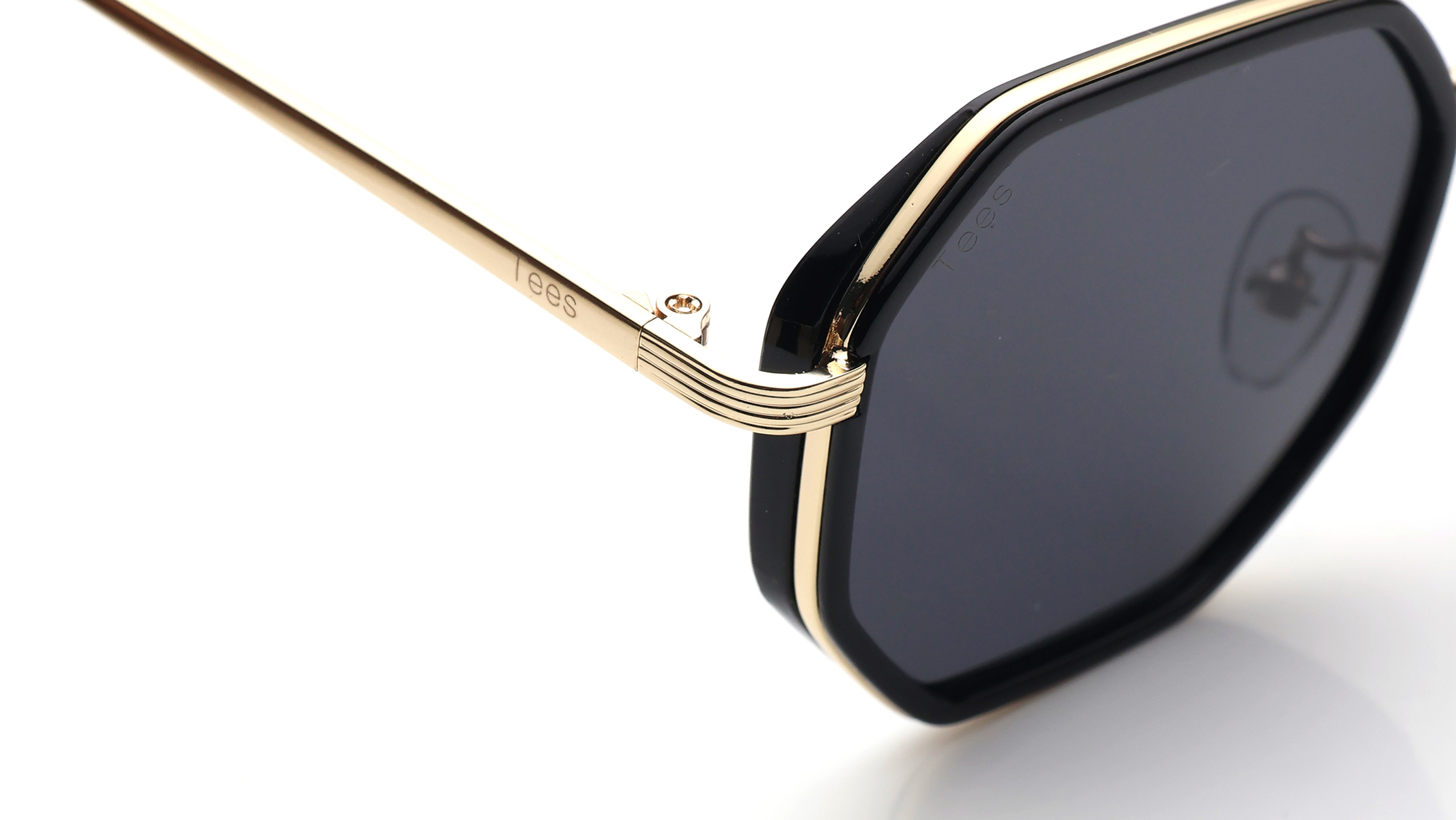 Image 5 of Grey Hexagon Sunglasses for Men and Women from Tees By Fastrack Available at Titan Eye+