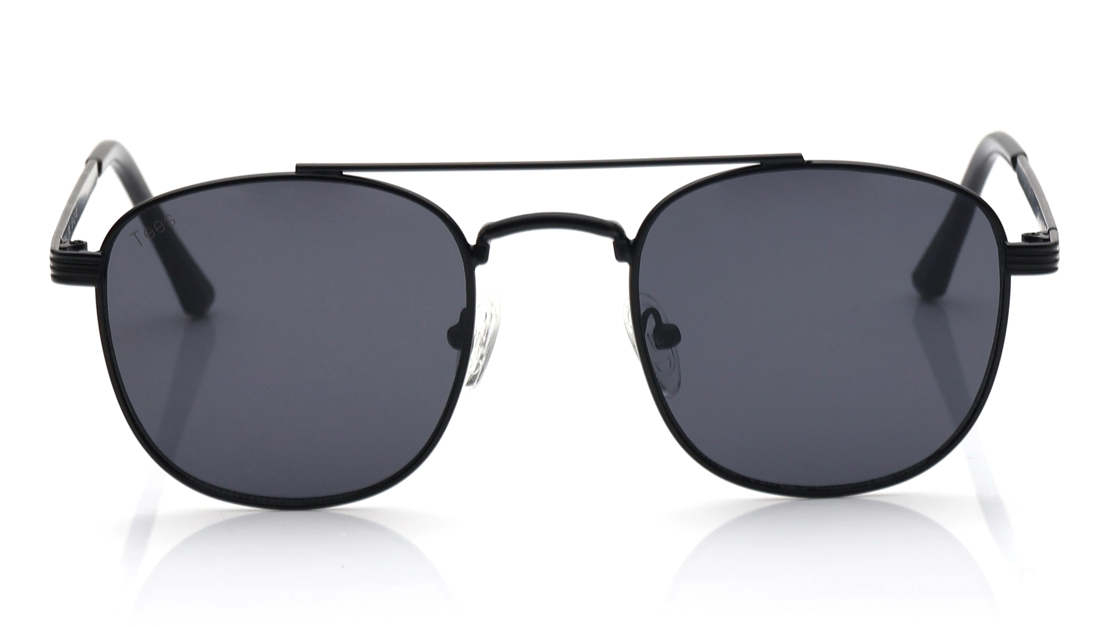 Image 1 of Grey Aviator Sunglasses for Men and Women from Tees By Fastrack Available at Titan Eye+