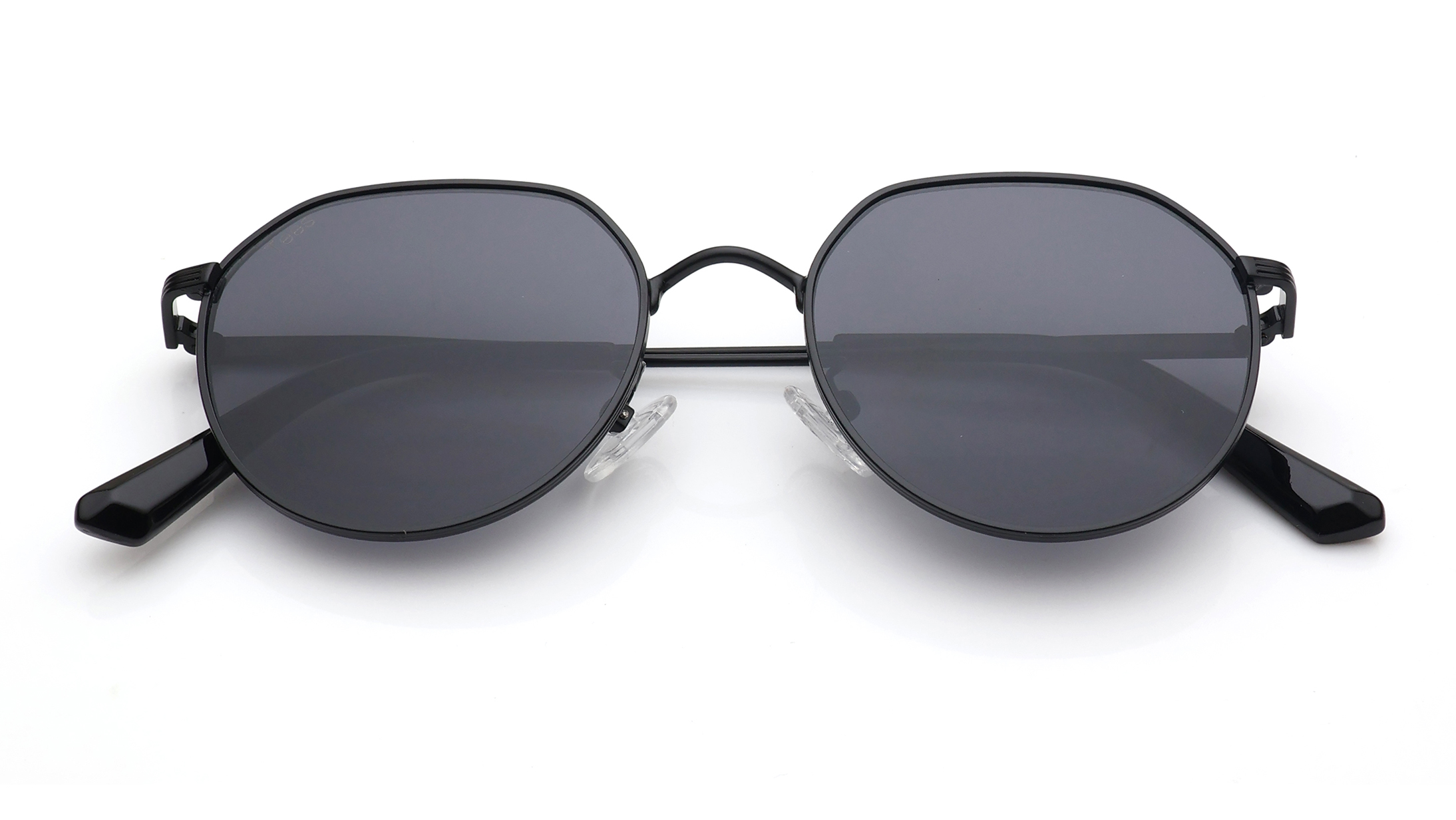 Image 6 of Grey Round Sunglasses for Men and Women from Tees By Fastrack Available at Titan Eye+