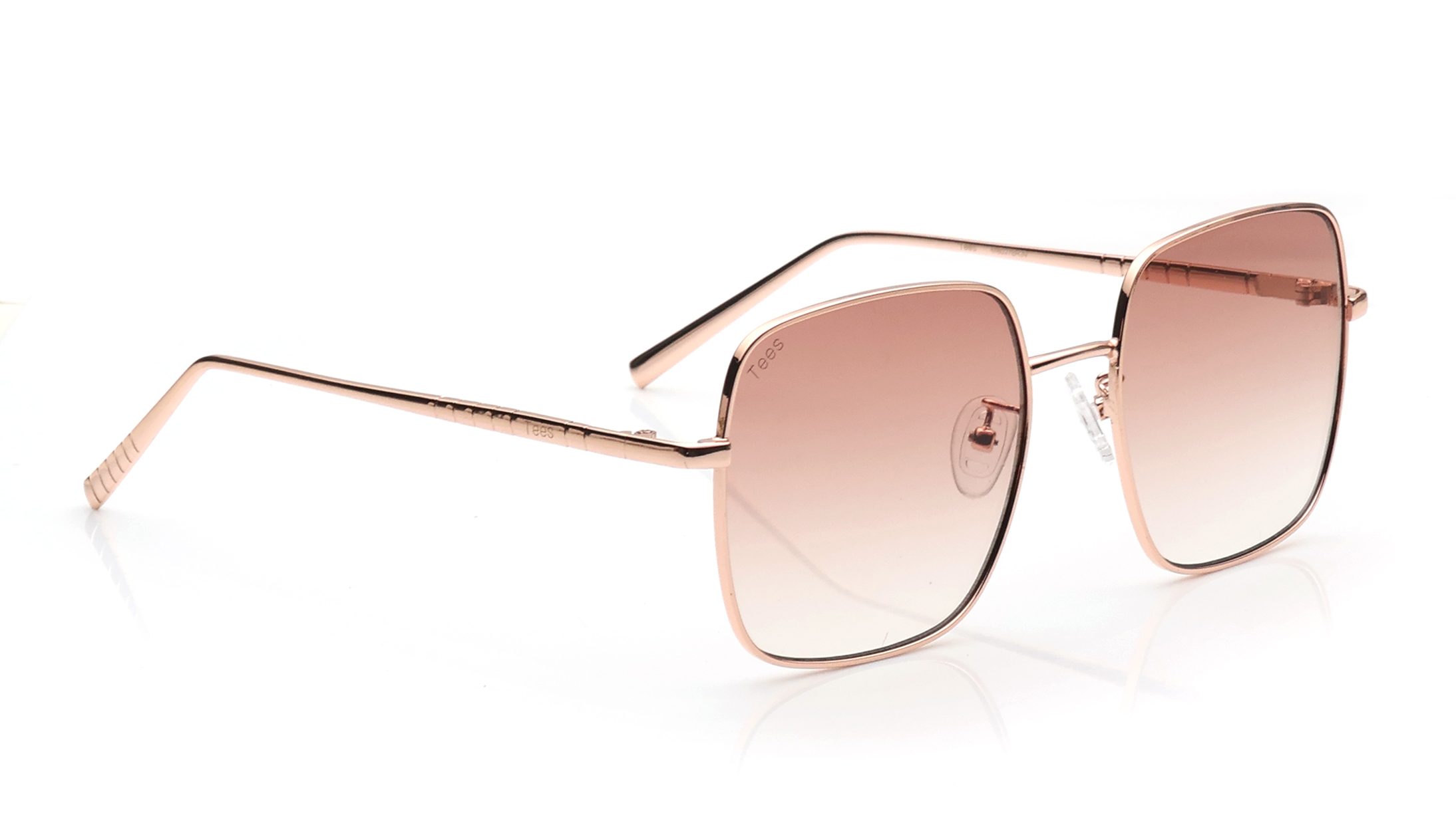 Brown Square Sunglasses for Men and Women