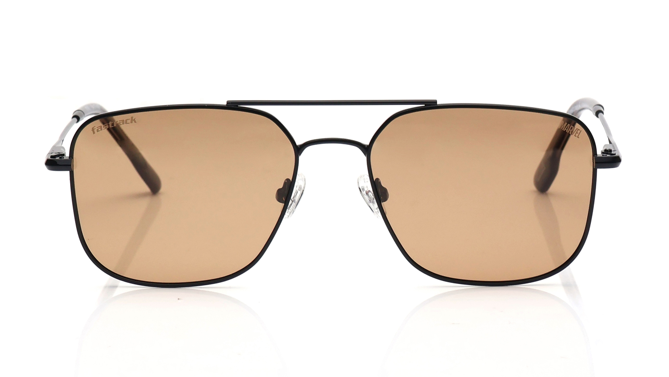 Image 1 of Brown Wayfarer Polarized Sunglasses for Men and Women from Fastrack Available at Titan Eye+