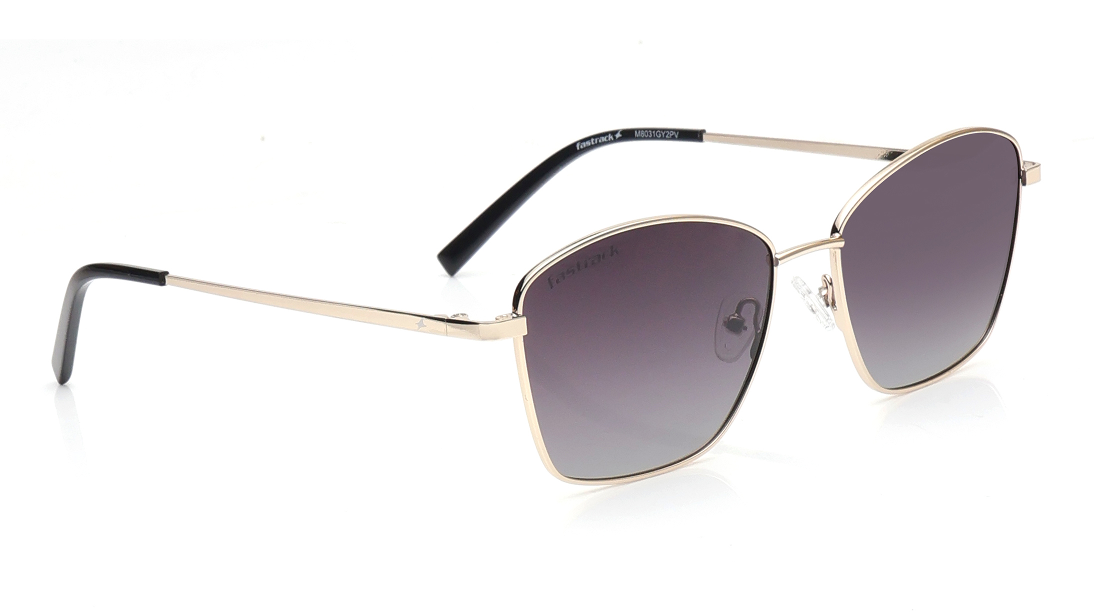 Image 2 of Grey CatEye Sunglasses for Women from Fastrack from Fastrack Available at Titan Eye+