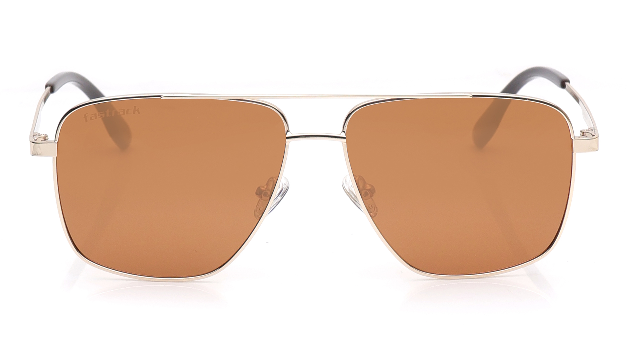 Image 1 of Orange Navigator Sunglasses for Men from Fastrack from Fastrack Available at Titan Eye+