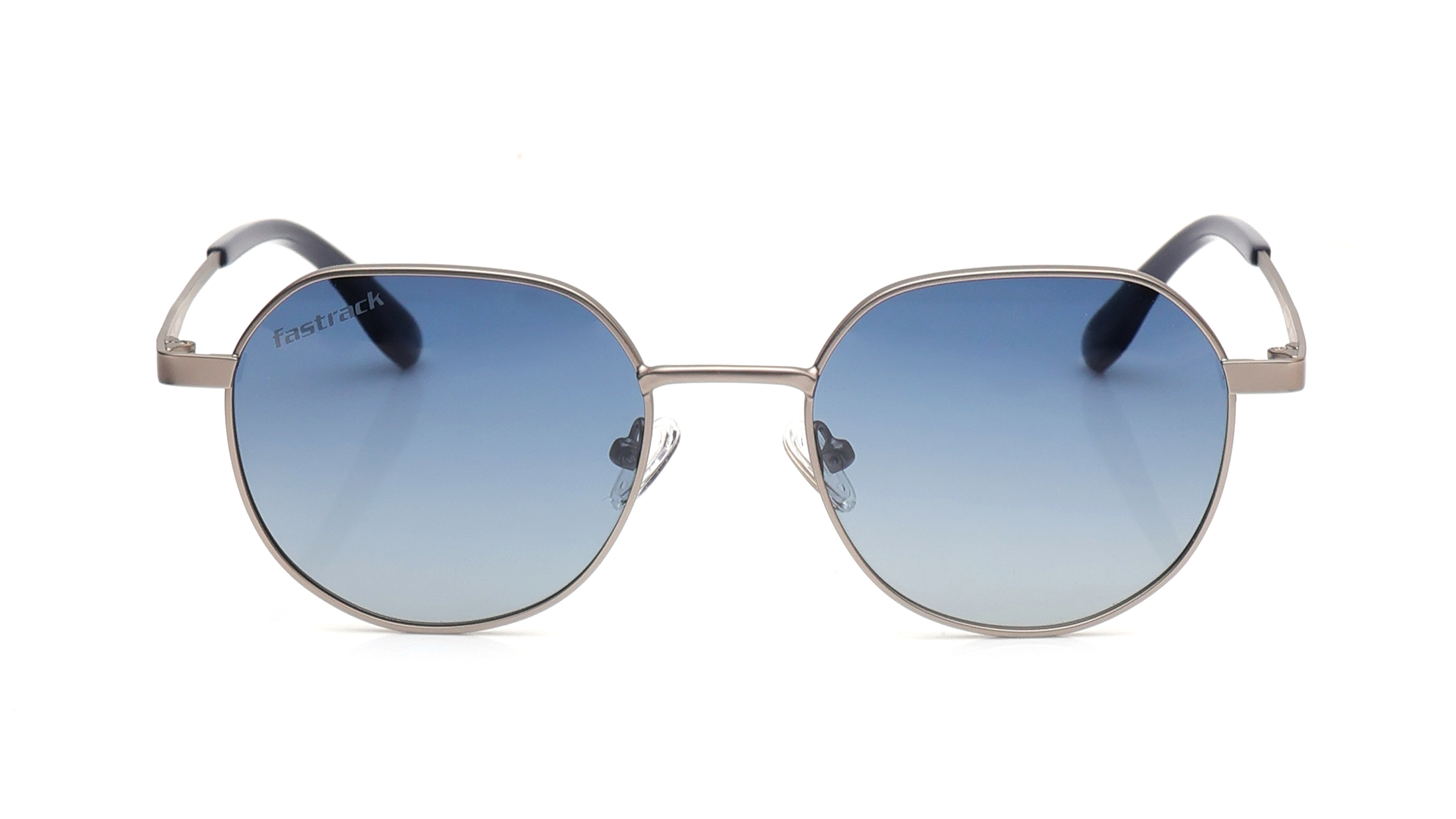 Image 1 of Blue Geometric Polarized Sunglasses for Men and Women from Fastrack Available at Titan Eye+