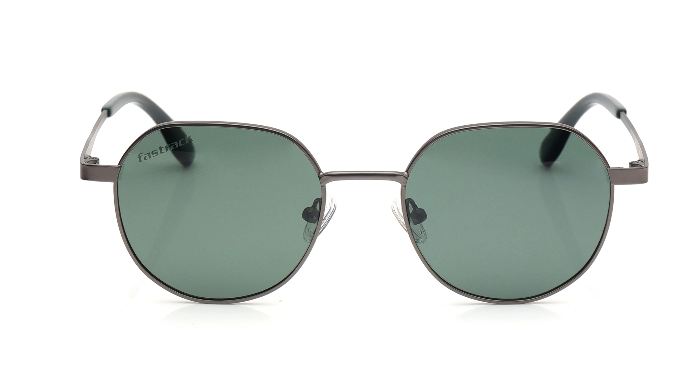 Image 1 of Green Geometric Sunglasses for Men and Women from Fastrack Available at Titan Eye+