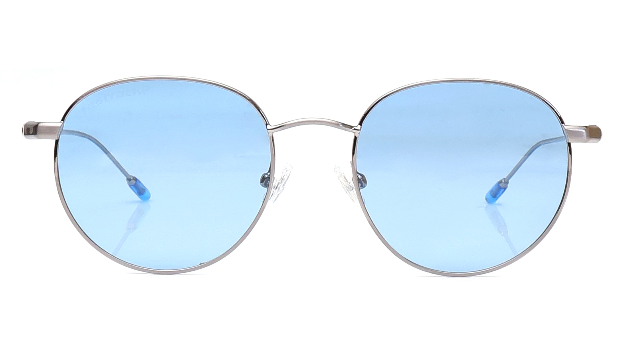 Image 1 of Blue Round Sunglasses for Men from Fastrack Available at Titan Eye+