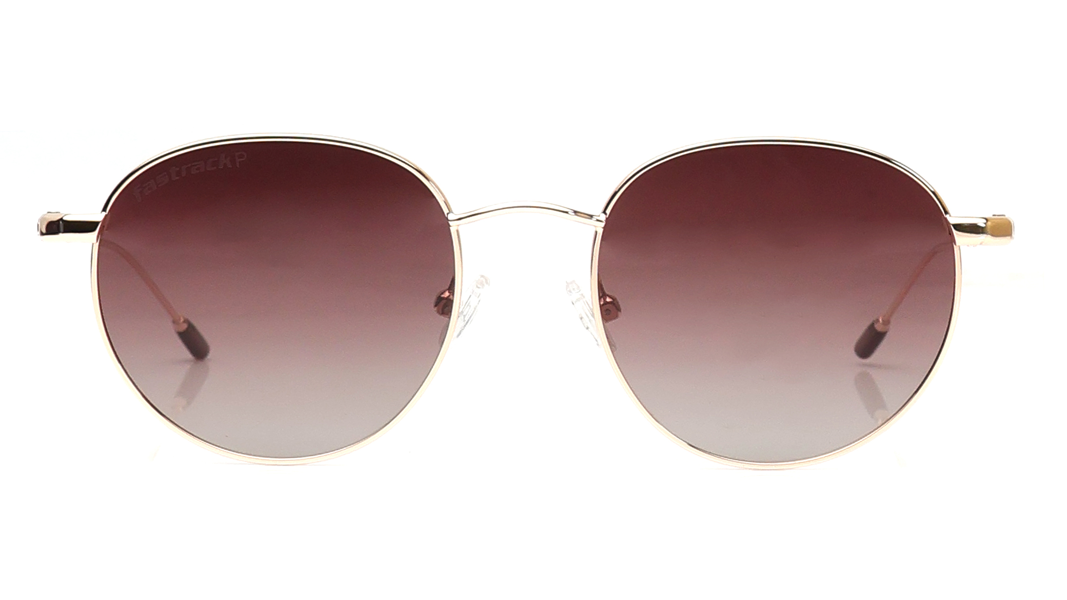 Image 1 of Brown Round Sunglasses for Men from Fastrack Available at Titan Eye+